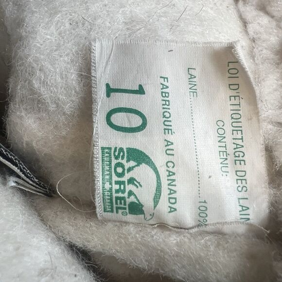 Sorrel Caribou Kaufman Mens 10 Made in Canada Waterproff Winter Snow Boots Wool - Picture 10 of 16